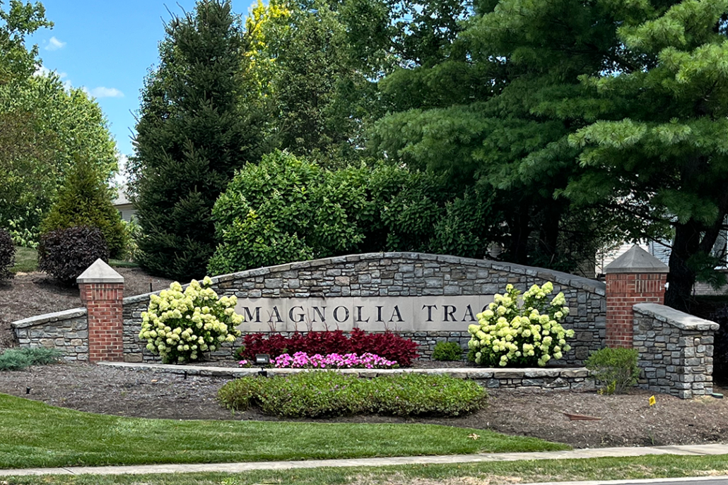 Magnolia Trace Entrance Sign