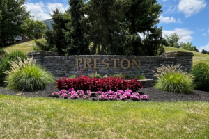 Preston Entrance Sign