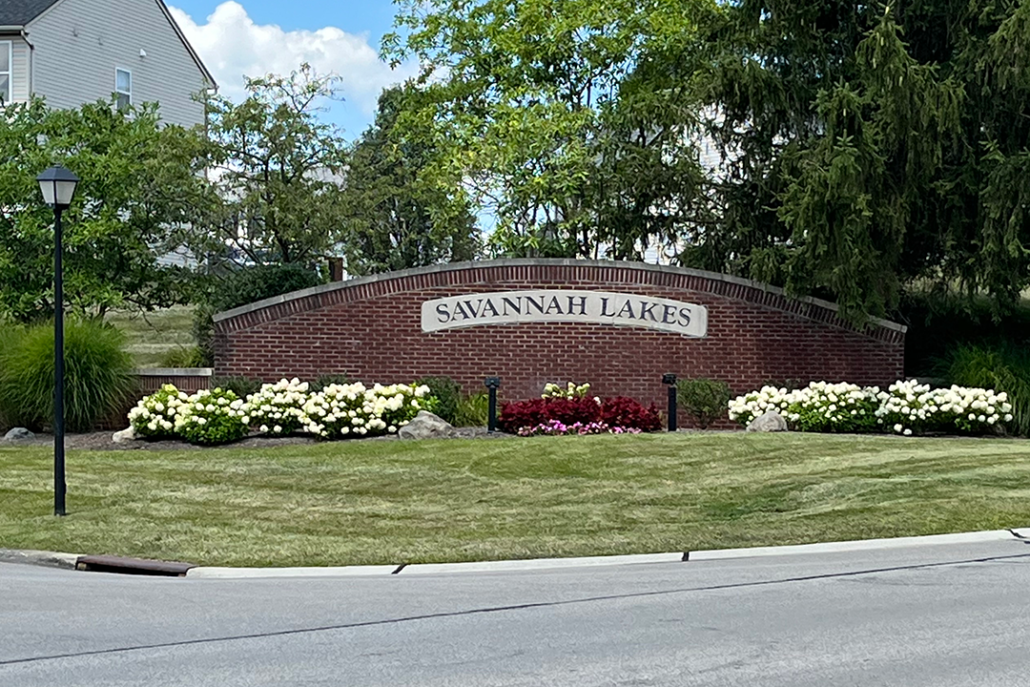 Savannah Lakes Entrance Sign