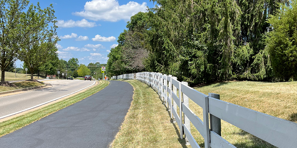 Paved Walking Path on Wetherington