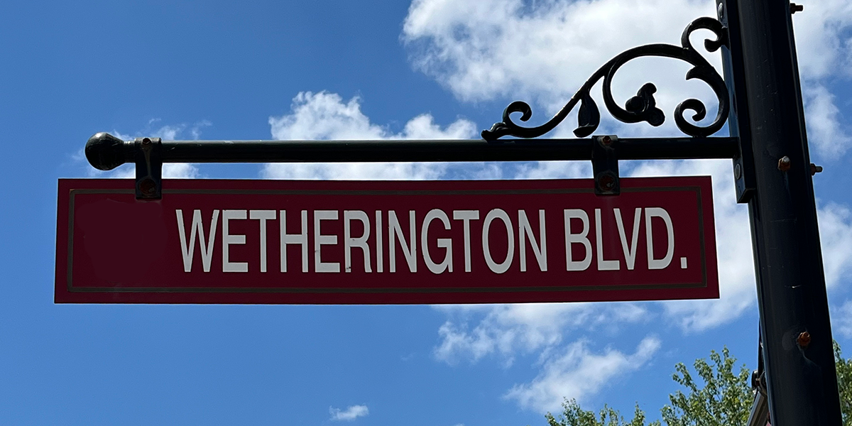 Wetherington Blvd Sign