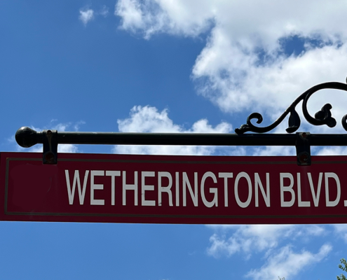 Wetherington Blvd Sign